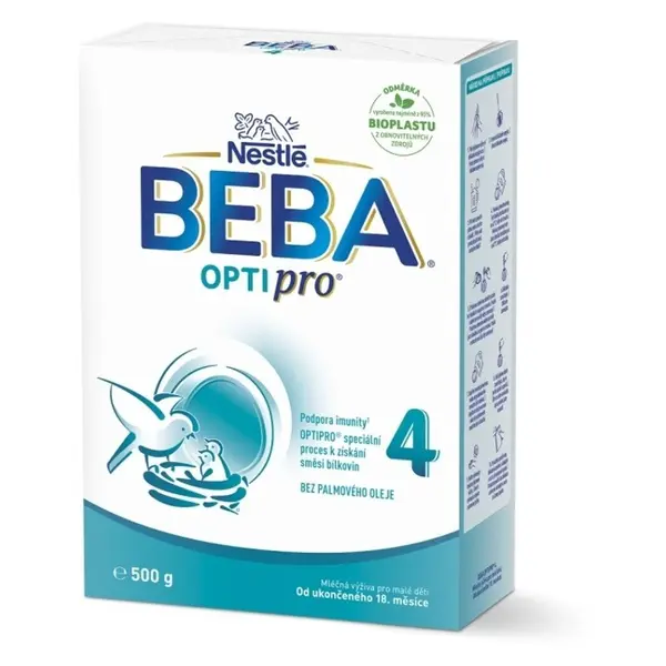 BEBA Optipro 4 batolecí mléko od 18. měsíce 500 g