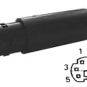 Zdířka MINI DIN  6kolík kabel