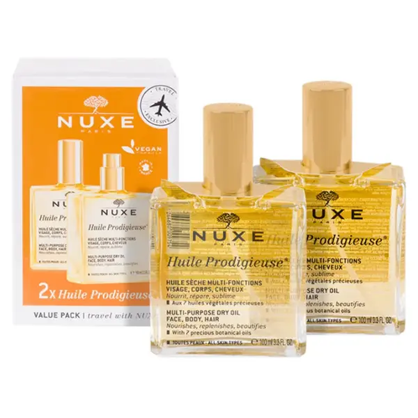 NUXE Multifunkční suchý olej Huile Prodigieuse 2 x 100 ml Dárková sada