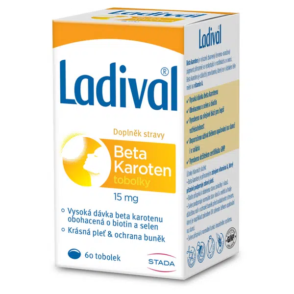 LADIVAL Beta karoten 15 mg 60 tobolek