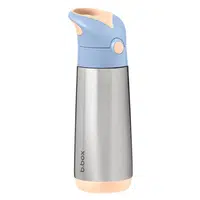 B.BOX Termoska na pití s brčkem broskvová 12m+ 500 ml
