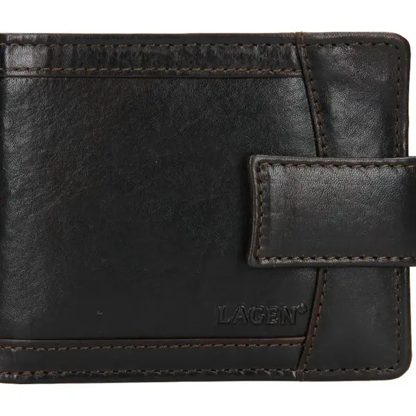Pánská kožená peněženka Lagen V 06/T Dark brown