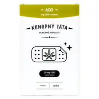 KONOPNÝ TÁTA CBD náplasti 20mg 30 kusů