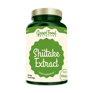 GREENFOOD NUTRITION Shiitake extract 120 kapslí