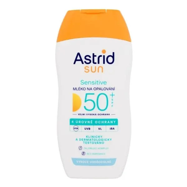 ASTRID Sun Mléko na opalování pro citlivou pokožku OF 50+ 150 ml