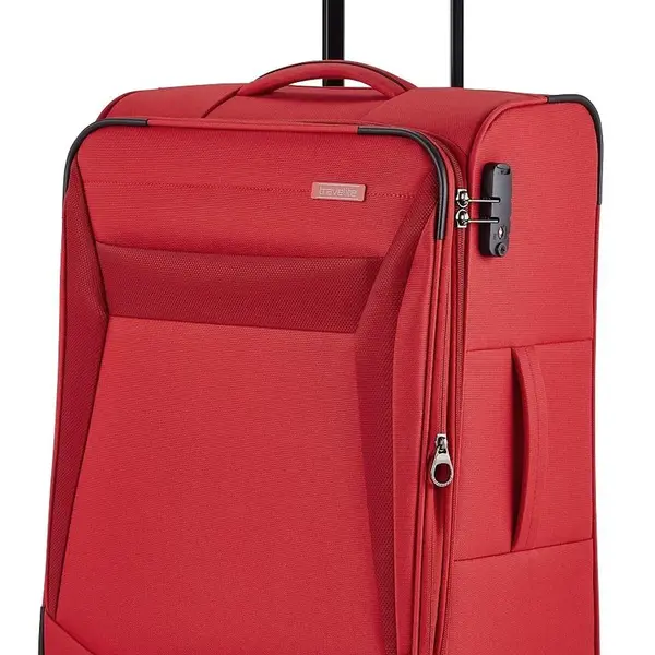 Střední textilní kufr Travelite Chios M Red