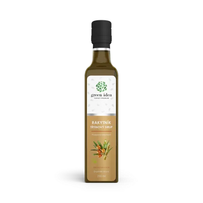 GREEN IDEA Sirup rakytníkový třtinový 250 ml