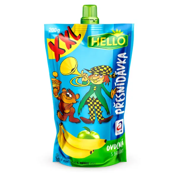 HELLO XXL Kapsička s banánem 200 g x 10 kusů
