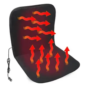 Potah sedadla COMPASS 04114 Black vyhřívaný