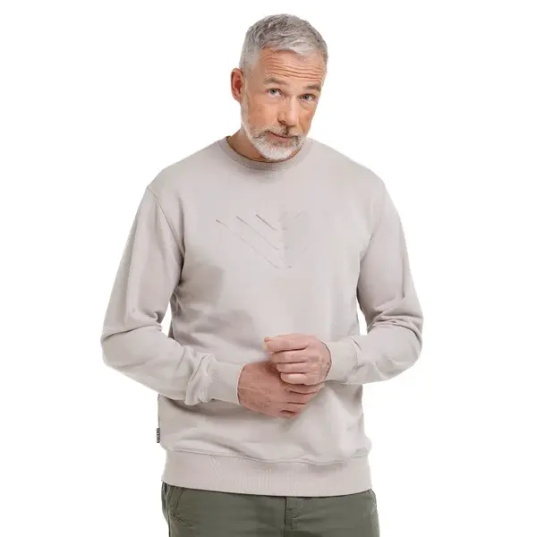 Bushman Pánská mikina Devon, pískově hnědá XXXXL