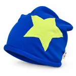 Baby Nellys Bavlněná čepička Stars  - tm. modrá, vel. 104/116