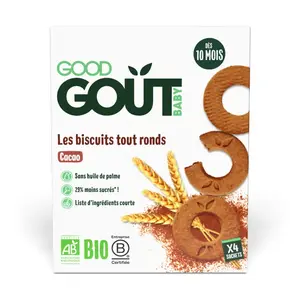 GOOD GOUT Kakaová kolečka BIO 80 g