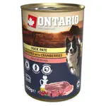 ONTARIO Konzerva kachní paté s brusinkami 400 g