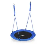 Relaxdays HOUPAČKA hnízdová modrá nastavitelná výška 90 cm