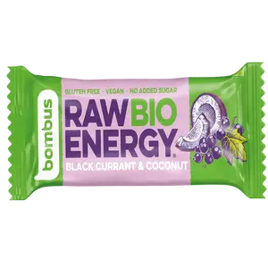 BOMBUS Raw černý rybíz a kokos BIO 50 g