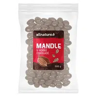ALLNATURE Mandle v hořké čokoládě 500 g