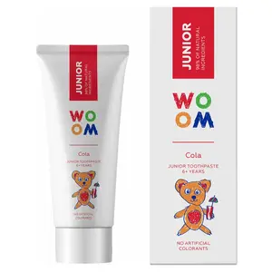 WOOM Junior Dětská zubní pasta od 6 let Cola 50 ml