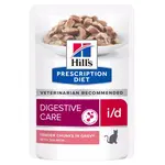 HILL'S Prescription Diet i/d losos kapsička pro kočky 12 x 85 g
