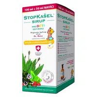 DR. WEISS Stopkašel sirup pro děti od 1 roku 100 + 50 ml navíc, poškozený obal