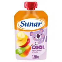 SUNAR Cool ovocná kapsička hruška banán mango 12m+ 120 g