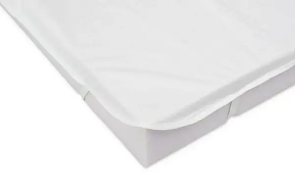 Chránič matrace do postielky, 120 x 60 cm, biely