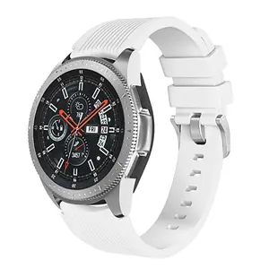 BStrap Silicone Davis remienok na Huawei Watch GT 42mm, white