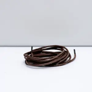 Corbby hnedé voskované tenké šnúrky