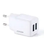 Sieťová nabíjačka s 2 x USB + rýchle nabíjanie - Biela H28095