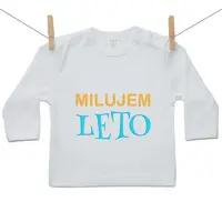 Boodyy Tričko s dlhým rukávom Milujem leto 92 (18-24 mesiacov)