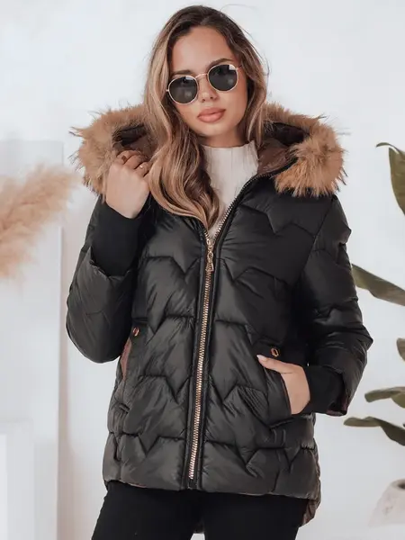 Dámská zimní bunda SNOWMISS černá