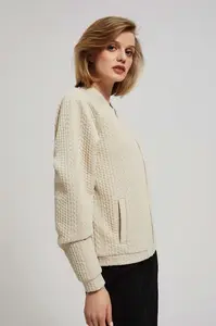Marisse Zip-Up Sweatshirt With Pockets