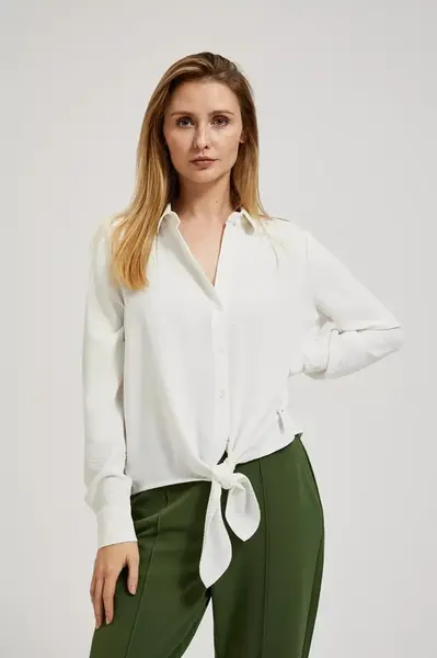 Marisse Women's Shirt L-Ko-4312 Off White