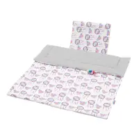 Obojstranný Set z Velvet do kočíka New Baby lapač snov sivý , 20C40126