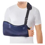 REHAFUND 0-1501 sieťový záves na hornú končatinu veľkosť S modrý