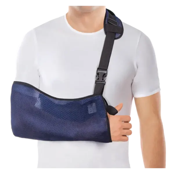 REHAFUND 0-1501 sieťový záves na hornú končatinu veľkosť S modrý