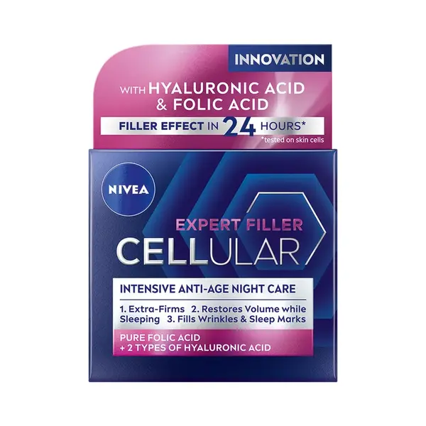 NIVEA Nočný krém Hyaluron CELLULAR FILLER