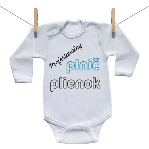 Boodyy Body s dlhým rukávom Profesionálny plnič plienok 80 (9-12 mesiacov)