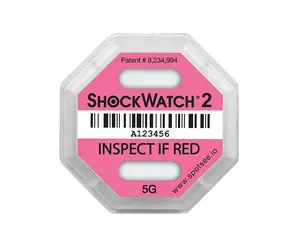 Indikátor nárazu Shockwatch2 - 5 g, růžový