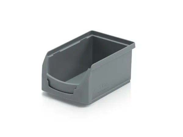 5 ks - Plastový zásobník 160x104x75 - šedá