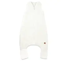 Baby Nellys Mušelínový spací vak se zahrnovacími nohavičkami - smetanový, vel. M