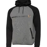 Savage gear mikina tec foam hoodie dark grey melange - xl