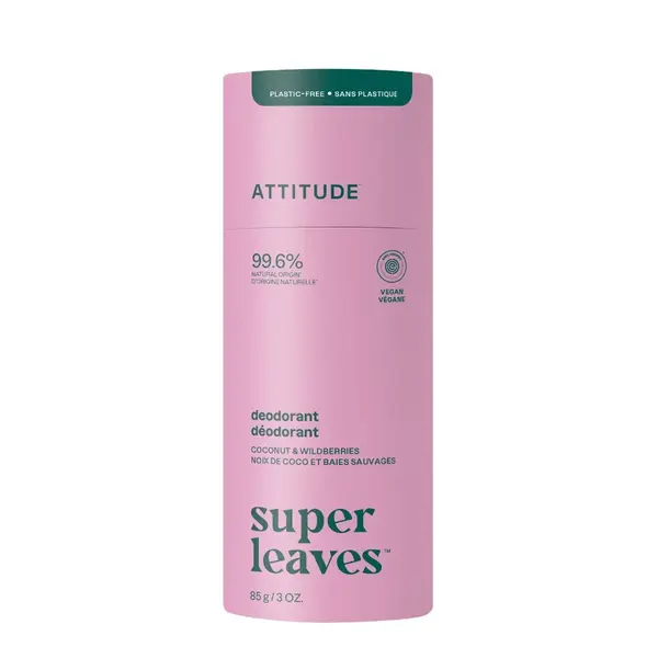ATTITUDE Přírodní tuhý deodorant list bílý čaj 85 g