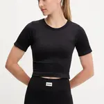 Tréninkové tričko Hummel černá barva, 230306