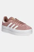 Dětské semišové sneakers boty adidas Originals GAZELLE BOLD oranžová barva, JQ7406