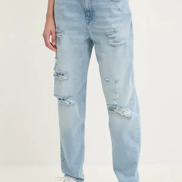 Džíny Tommy Jeans dámské, high waist, DW0DW19612