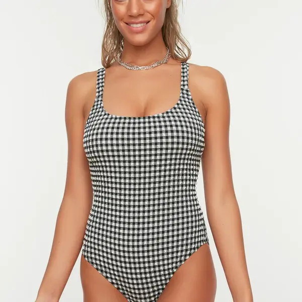 Dámské plavky Trendyol Checkered