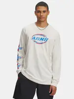 Men's Under Armour UA 60/40S STACKED STARS LS-BRN T-Shirt - Men's