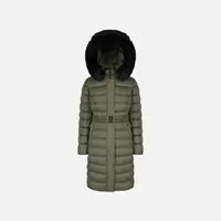 Khaki Women's Down Jacket Geox Catria - Ladies