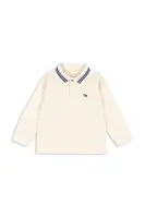 Detská bavlnená polokošeľa Konges Sløjd FLORIAN LS POLO GOTS