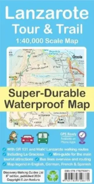 Lanzarote Tour & Trail Map - Jan Kostura